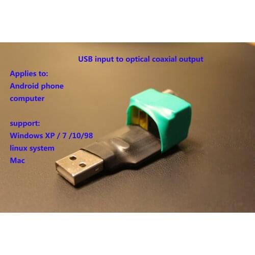 New USB To Digital Coaxial Optical Output USB To SPDIF USB A Head Can Be Connected To Switch PS5 Game Console