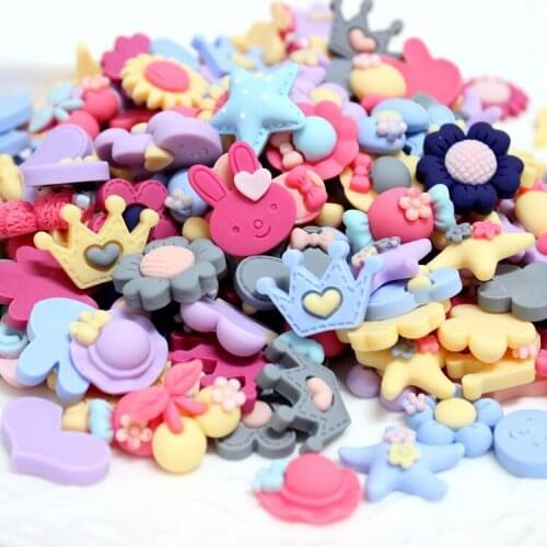 Wholesale 100pcs Assorted Colors Mixed Flatback Resin Cabochon Craft DIy Jewelry Findings Ornament Accessories Photo Frame