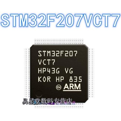 1PCS 100% new original authentic STM32F207VCT7 QFP-100 32F207VCT7 QFP100 32-bit microcontroller chip