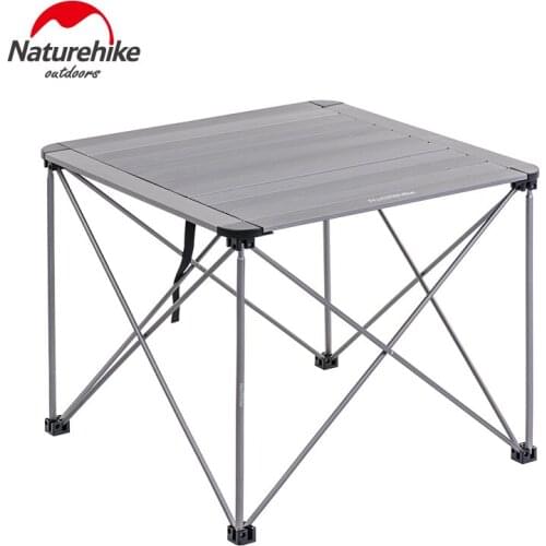 Naturehike Portable Foldable Table Camping Outdoor Computer Bed Tables Picnic 6061 Aluminium Alloy UltraLight Folding Desk