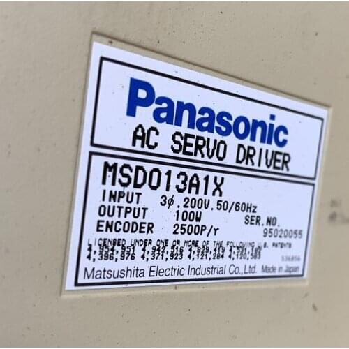 MSD013A5X servo driver , used one , 85% appearance new , test goods , free shipping