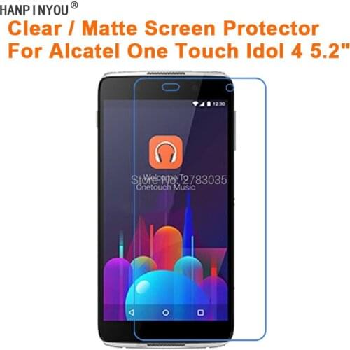 For Alcatel One Touch Idol 4 Idol4 5.2" HD Clear / Anti-Glare Matte Screen Protector Protective Film Guard (Not Tempered Glass)