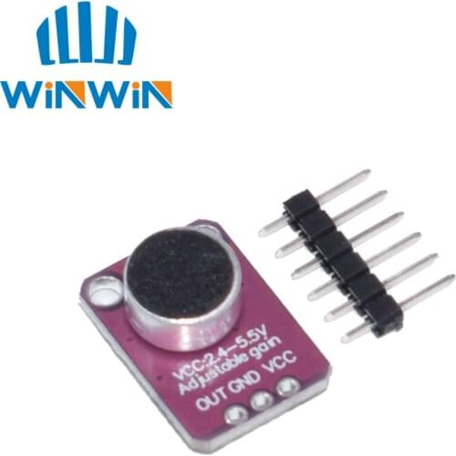 1pcs GY-MAX4466 electret microphone amplifier MAX4466 adjustable amplifier module