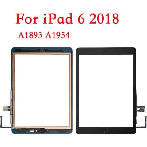 10Pcs/lot Brand New For iPad 9.7 (2018 Version) 6 6th Gen A1893 A1954 Touch Screen Digitizer Front Outer Panel Glass