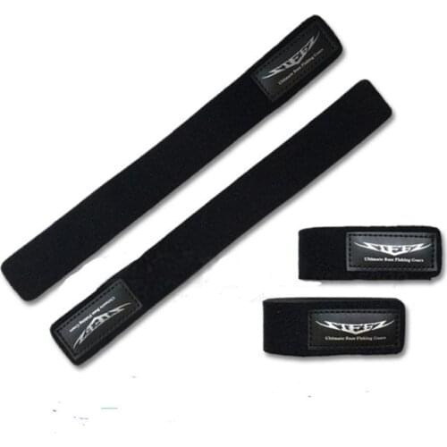 2PC/Lot Fishing Rod Tie Holder Strap Fishing Accessories Reusable Suspenders Hook Loop Cord Belt Fishing Tackle Wrist Tie