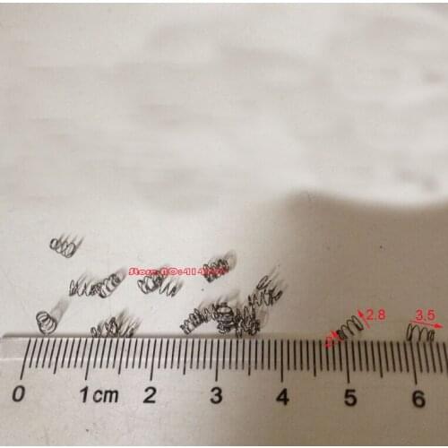 20pcs 0.2*2&2.8*3.5mm Steel conical coil spring 0.2mm wire conical sprial compression spring double conical spring