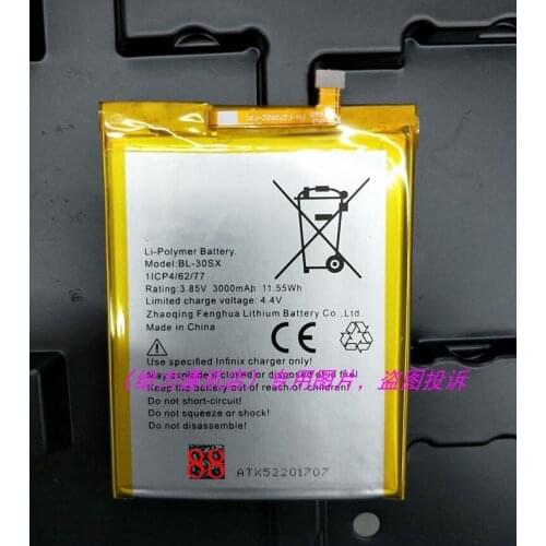 3000 mah BL-30SX Mobile Phone Replacement Battery For INFINIX withTools