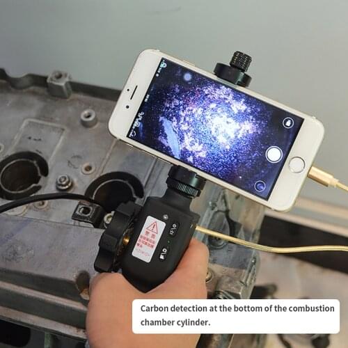 5.5/8.5mm Endoscopy 180 Degree Steering Endoscope Rotation Industrial Pipe Borescope Cars Inspection Camera for IPhone Android
