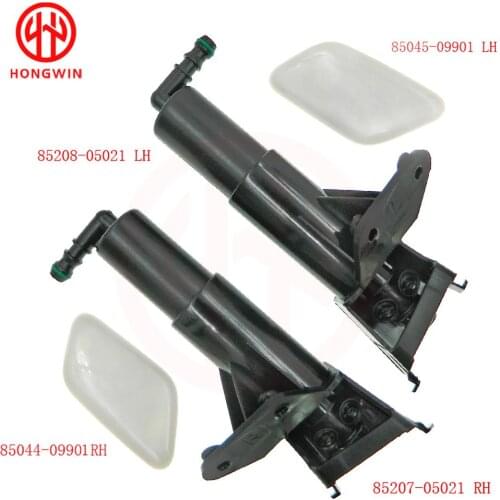 85207-05021(RH),85208-05021(LH) Headlight Washer Pump Headlamp Nozzle Spray with Cover Cap For Toyota Avensis T25 2006 2007 2008