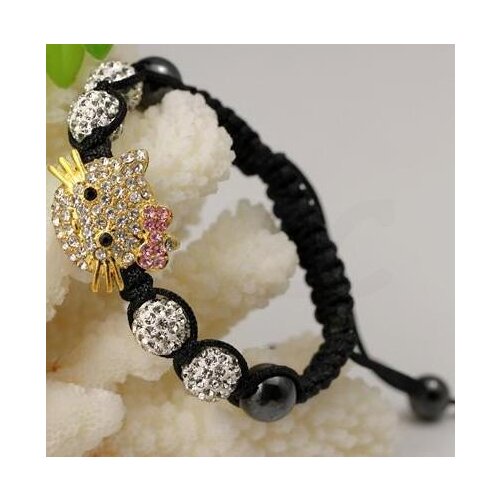 Free Shipping Discount Fasion Vintage Best 10mm Beads crystal Bracelet Newest Style Jewelry Big Discount