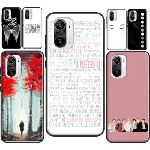 Love Yourself Wings Logo For POCO F3 M3 POCO X3 Pro Case For Xiaomi Mi 11 Lite Note 10 Mi 9T 10T Pro Back Cover