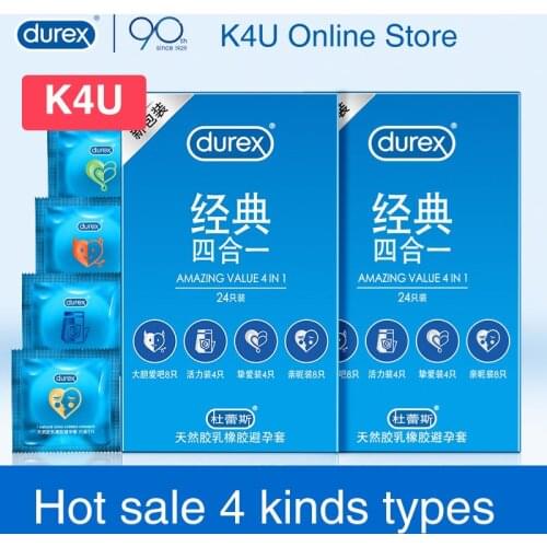 Durex 100Pcs Ultra Thin Nature Condoms Men Penis Cock Sleeve Lubricated Condom Adult Sexual Toys Safe Contraception