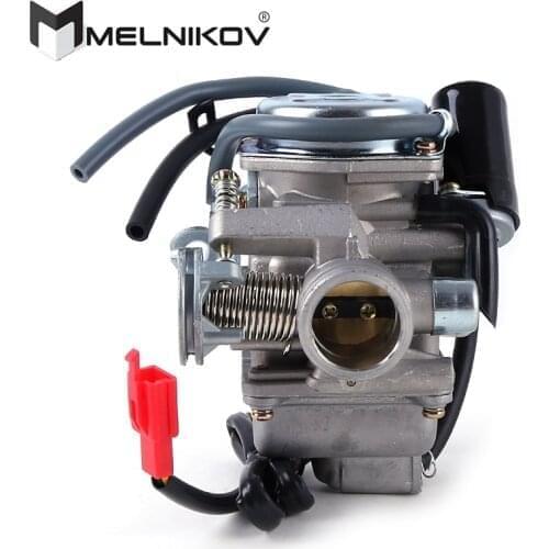 Motorcycle Carburetor Carb CVK with Electric Choke Scooter Moped ATV GY6 125 GY6 150 152QMI 1P52QMI 157QMJ 1P57QMJ 24 28 30mm Q