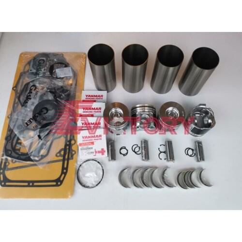 For YANMAR KOMATSU S4D98 S4D98E engine overhaul rebuild kit conneting rod water pump