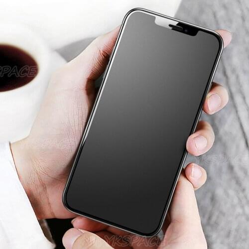 2Pcs 1Pcs Best Frosted Matte Full 9H Tempered Glass for iPhone X XS XR 11 12 mini Pro Max Screen Protector Anti Fingerprint