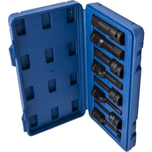 8 Piece Hex Key Set 1/2" Drive Impact H5 6 8 10 12 14 17 19mm Socket for Allen Tools