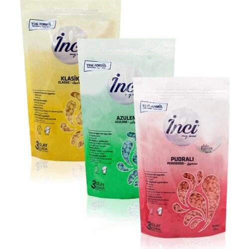 Pearl waxing pink, yellow, green, 3 PCs 200 grams (total 600 grams), hard beads waxing, hair removal hair removal, painlessly bezsiz waxing