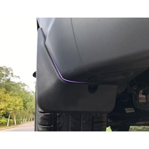 Car Styling Plastic Front&Rear Mudflaps Splash Fender Guards Mud Flaps For Hyundai Kona 2017 2018 2019 (Not for Electric (EV)