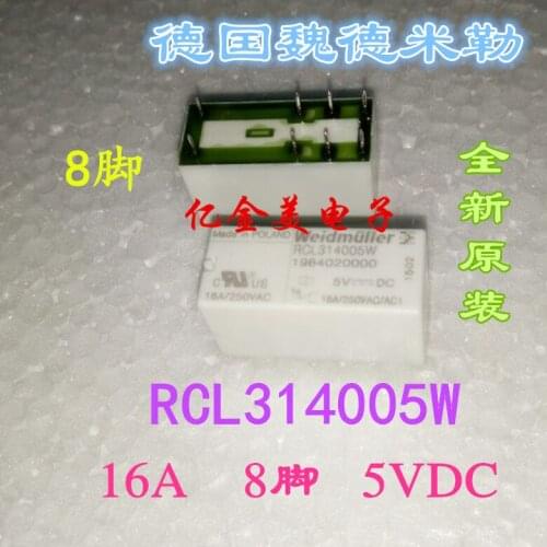 RCL314005W Brand new original relay 16A 8 feet 5V 1984020000