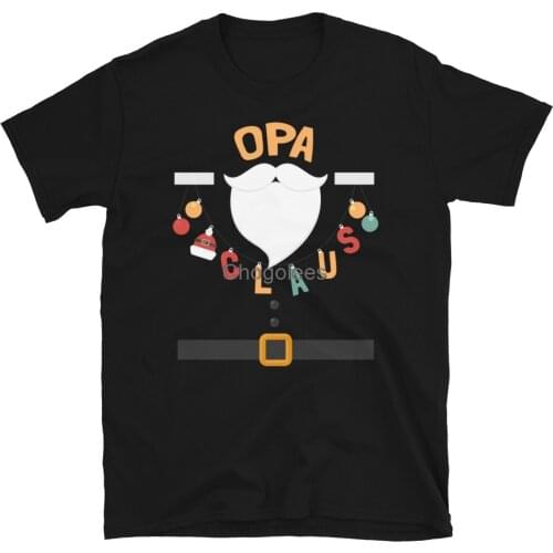Opa Claus Santa Outfit Cute Christmas Xmas Gift Id Short-Sleeve Unisex T-Shirt