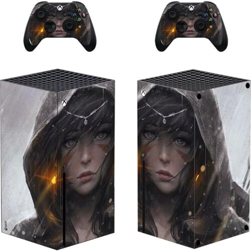 Girl Style Xbox Series X Skin Sticker for Console & 2 Controllers Decal Vinyl Protective Skins Style 1