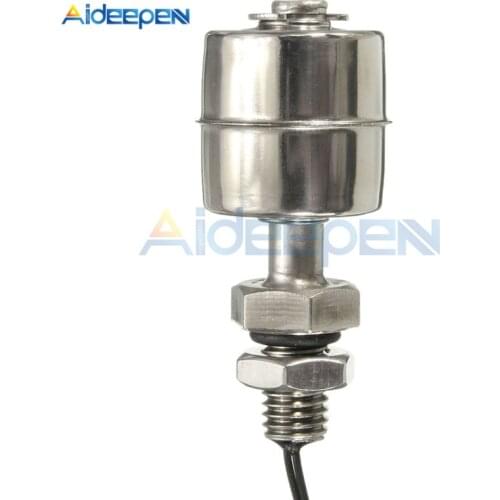 Stainless Steel Vertical Liquid Water Level Sensor Internal Float Switch 45mm Line 35CM 10W Mini Vertical Water Level Switch