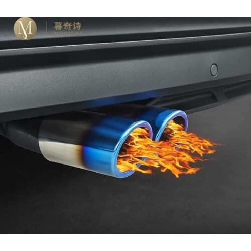 Exhaust muffler car nozzle muffler tips cut out exhaust For Mazda CX-5 cx 5 cx5 2012 2013 2014 2015 2016 2017 2018 2019 2020