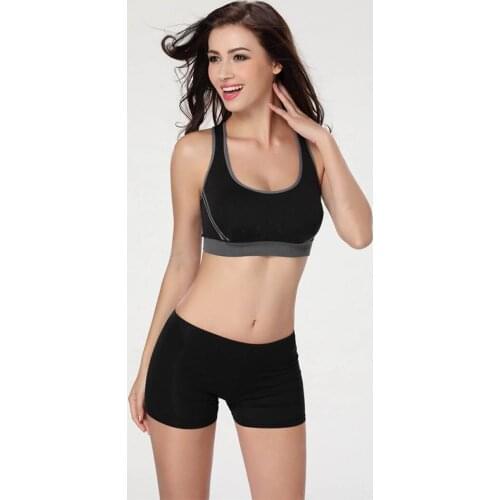 Vertvie Sporters Bra Patchwork Back Cross Padded Push Up Bra Breathable Seamless Crop Top Stretch Gymatics Vest Women Fitness