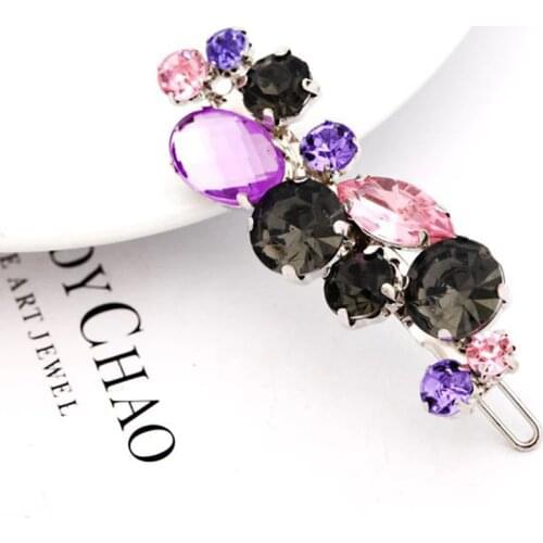 Manufacturers selling the latest design color crystal silver Color combination character headband for women H031