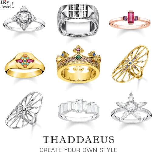 Golden Royal Ring Crown,Europe Bohemia Fine Statement Jewelry For Women,2021 Summer Brand New Gift In 925 Sterling Silver