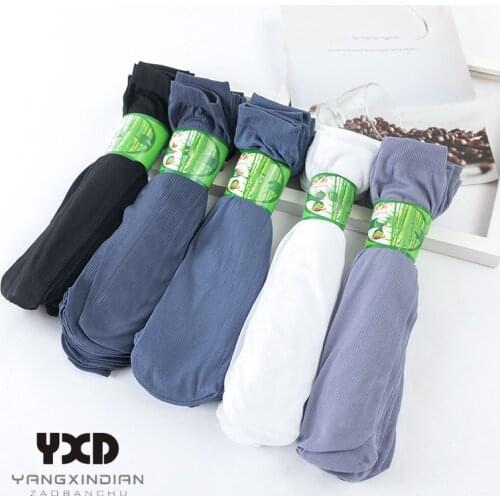 10 Pairs/Wholesale Mens Socks Men Black White Nylon Stockings Man High Quality Suit Formal Dress Socks Summer Thin Short Socks