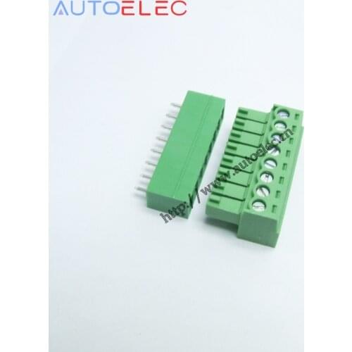 100Sets/lot 8P Pitch 3.5mm Straight pin PHOENIX CONTACT NO: MC 1.5/8-G-3.50 plug pcb terminal blocks for PHOENIX Weidmuller