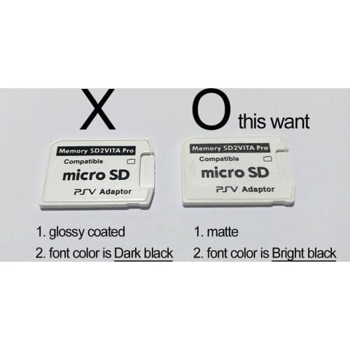 160PCS High Speed sd2vita 5.0 Version5.0 SD2Vita For PSVita 1000 2000 Memory Game Card to Micro SD Adapter 3.60 System 256GB