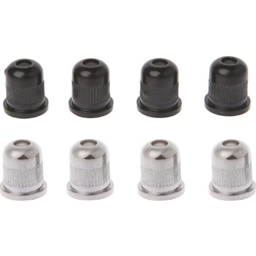 4 Pcs Electric Bass Guitar String Mounting Ferrules Bushing For Thru Body Parts