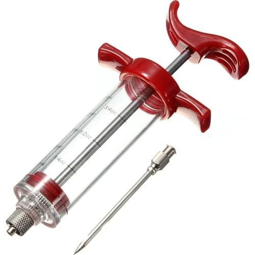 5 Pcs Barbecue BBQ Tools Set Grill Syringe Kitchen Accessories Sauce Injector Roast Needle Party Supply Home Supplies