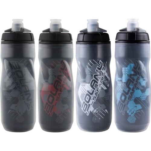 600ml Double Layer Bicycle Water Bottle BPA Free Bike Outdoor Sport Keep Cold Kettle Cycling Supply Equipment Hydro Flask BC0663