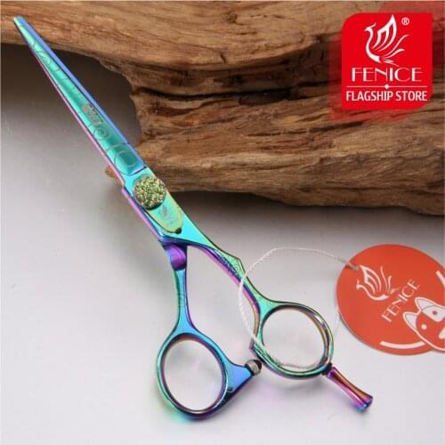 Fenice Personal 6 inch Pet Grooming Scissors Straight Teddy Dog Cat Cutting Thinning Shears Kit Tesoura Para Animal Hair Shears