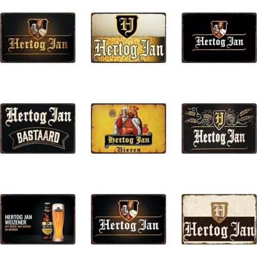 [ Kelly66 ] Beer Hertog Jan Bastaard Tin Metal Sign Home Decor Bar Wall Art Painting 20*30 CM Size JT-57