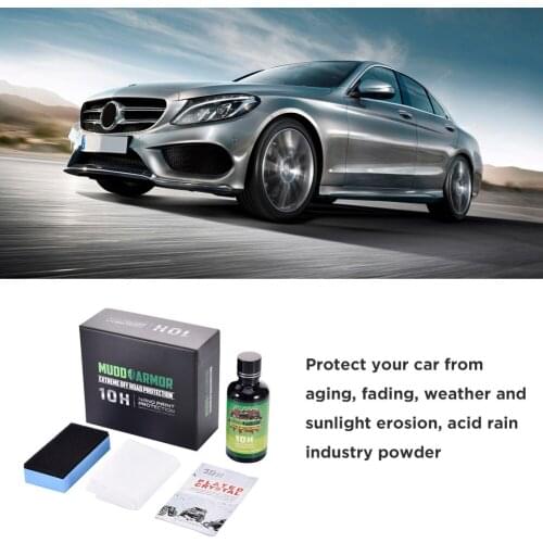 50mL Car Ceramic Coating Liquid Glass 10H Hardness Nano Coating Paint Care Anti-Scratch Auto Detailing Glasscoat Car Polish