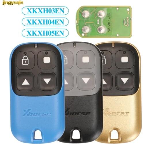 Jingyuqin XKXH03EN/XKXH04EN/XKXH05EN VVDI2 Mini Key Tool For VVDI Xhorse Wire Remote Car Key Control Universal 4 Buttons