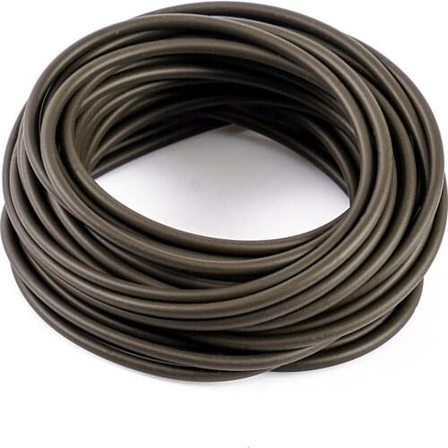 New 4m or 8m Single 2m Sinking Rig Tube Without Tungsten Diameter 1.8-3.5mm Dark Grey Anti Tangle Tubing Carp Fishing Tackle