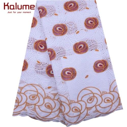 Swiss Voile Lace In Switzerland Latest High Quality African Dry Lace Fabric 100% Cotton Lace For Party Sew Cotton Fabric 1856