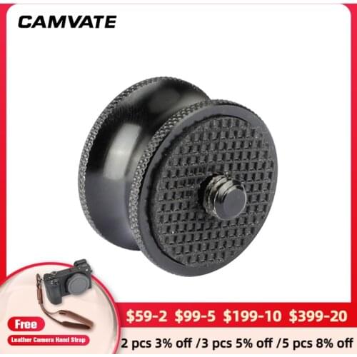 CAMVATE 3/8"-16 Female To 1/4"-20 Male Thread Screw Adapter For Camera Monitor C2098