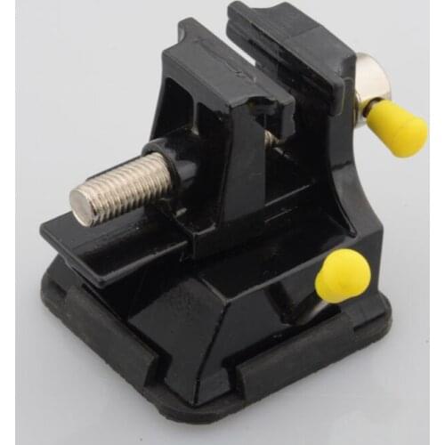 Vise Rubber Aluminum Miniature Bench Table Vise With Suction Cup Handmade Holding Tool Adjustable Professional Vise Rubber Table
