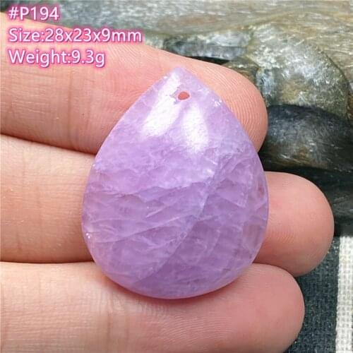 Top Natural Purple Kunzite Stone Pendant Jewelry For Women Man Crystal 28x23x9mm Healing Love Gift Silver Beads Gemstone AAAAA