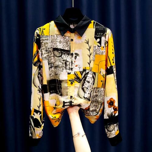 VAHAMAS Womens Chiffon Blouses