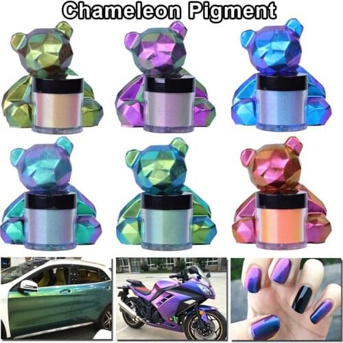 Mirror Chameleons Pigment Pearlescent Epoxy Resin Glitter Magic Discolored Powder Resin Colorant Jewelry Uv Resin Pigment