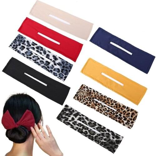 Deft Bun Women Hair Styling Headband Hair Twist French Stylish Hair Bun Vintage Party Hair Styling Buns for Women