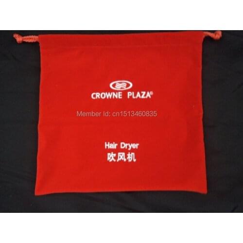 100pcs/lot CBRL velvet drawstring jewelry bag/pouch for accessories/hair dryer,Size can be customized,Various colors,wholesale