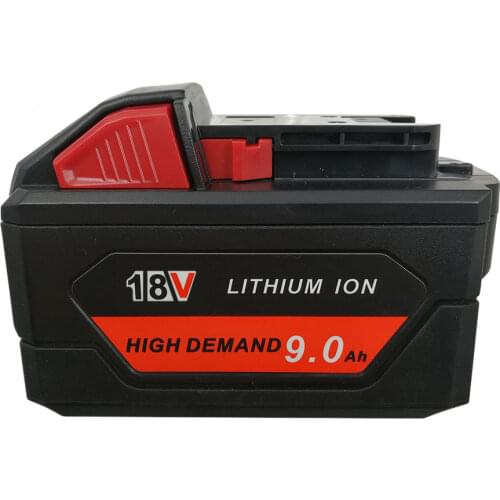 18V 9.0Ah lithium-ion Battery Electric Drill Accessories For Milwaukee 18V 9000mAh M18 48-11-1828 48-11-1840 Tool Li-ion Battery